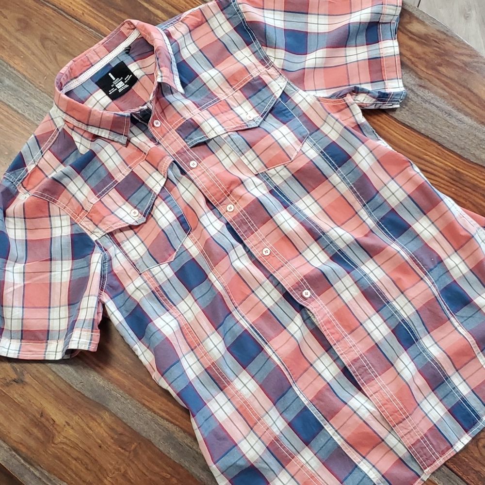 Jeans By Buffalo Plaid Button Down Shirt